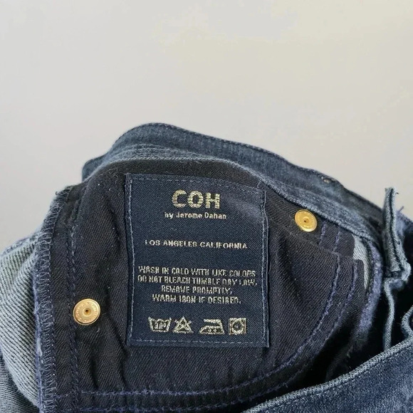 CITIZENS of HUMANITY Ingrid Stretch Low Waist Flare Stay Gold Dark Wash Jeans - Picture 9 of 15